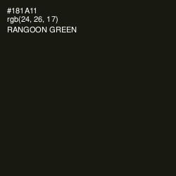 #181A11 - Rangoon Green Color Image